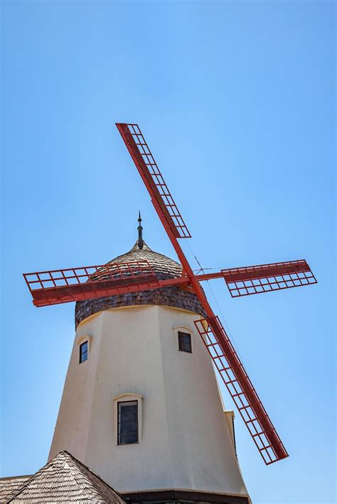 SOLVANG, CALIFORNIA, USA, 2011. Windmill in Solvang 7127365 Stock Photo at Vecteezy