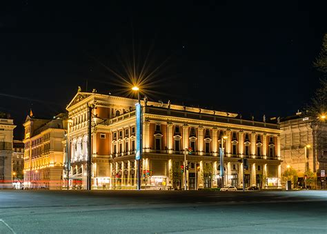 Photos Vienna Austria night time Houses Cities