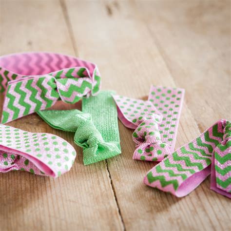 Ribbon Hair Ties By Tesoro | notonthehighstreet.com