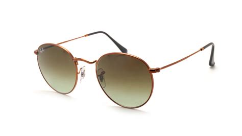 Ray-Ban Round Metal Brown RB3447 9002/A6 50-21 Gradient | Visiofactory