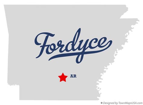 Map of Fordyce, AR, Arkansas