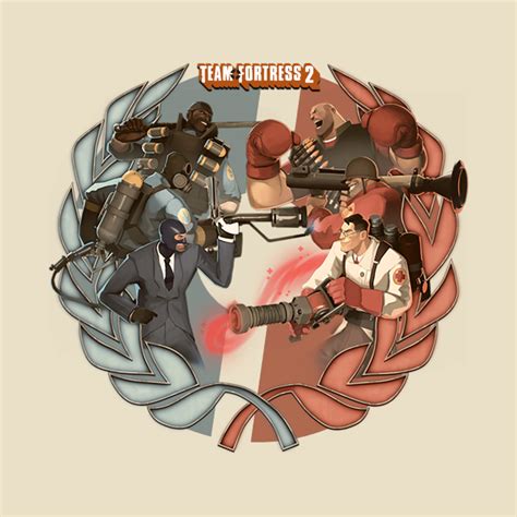 Team Fortress 2 Competitive - Team Fortress 2 - T-Shirt | TeePublic