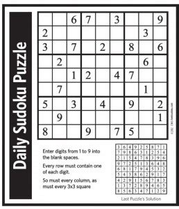 Just Doing Sudoku Puzzles Can Prevent Mental Decline - The Word Finder ...