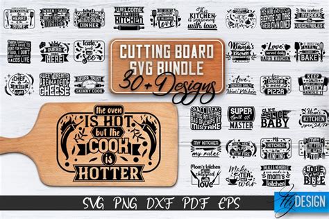 Cutting Board SVG Bundle | Kitchen SVG | Funny (1884253)