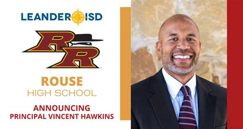 Leander ISD Welcomes Vincent Hawkins as Principal of Rouse High School ...