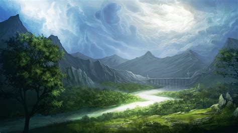 Fantasy Landscape Tiger | Spring Valley Landscape | Bootiful stuff ️⛰ | Pinterest | Fantasy ...