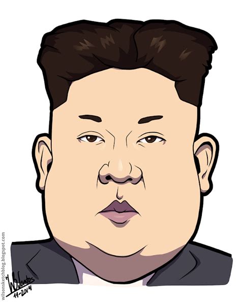 Kim Jong-un (Cartoon Caricature)