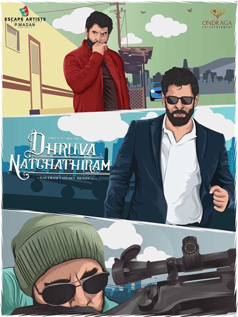 Dhruva Natchathiram Illustrational Poster on Behance