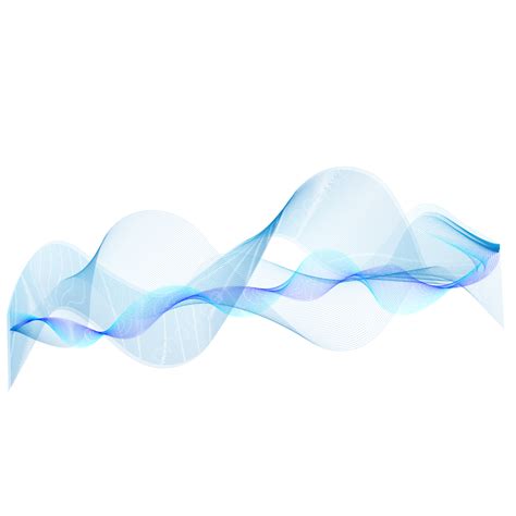 Blue Wave Line, Blue Wave, Wave, Blue PNG and Vector with Transparent ...