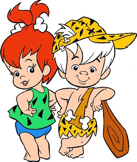 Flintstones Cartoon Characters Clip Art Images Are - Pebbles And Bam ...