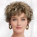 Short curly hair with side bangs - Super X Studio