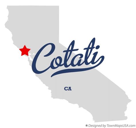 Map of Cotati, CA, California