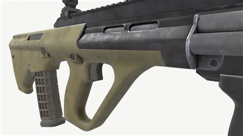 AUG Assault Rifle model - TurboSquid 1770978