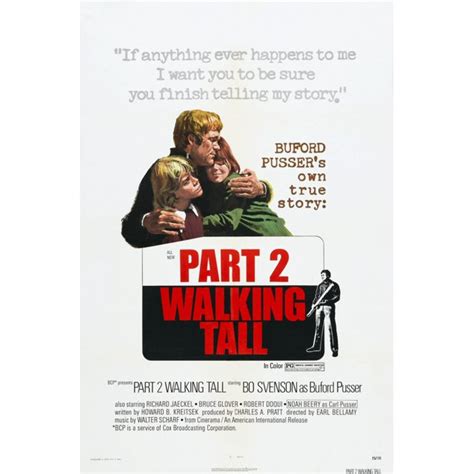 Walking Tall Part Ii (Aka Part 2 Walking Tall) Us Poster From Left: Leif Garrett Bo Svenson Dawn ...