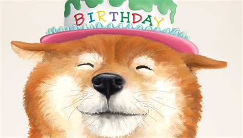 The Happy Birthday Shiba Inu! on Behance