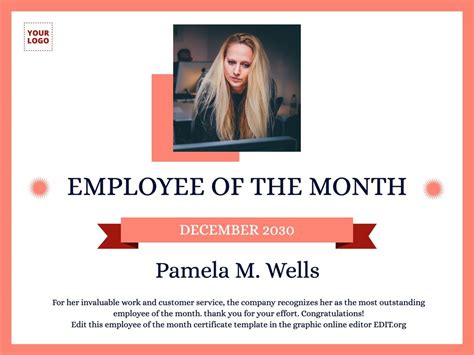 Employee Of The Month Program Template