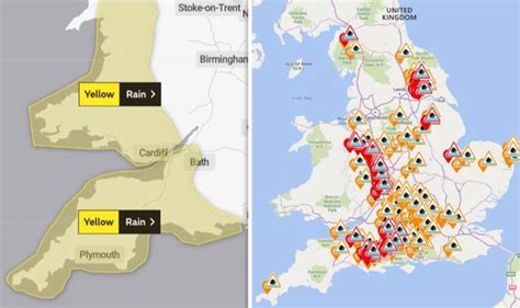 UK flood MAP: More ‘danger to life’ flood warnings issued - Storm Jorge ...