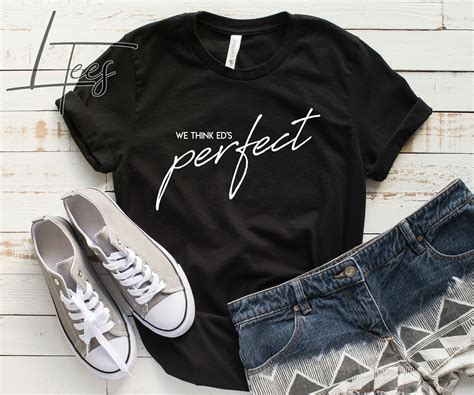 Ed Sheeran Shirt Concert Tee We think Ed's Perfect Tee | Etsy