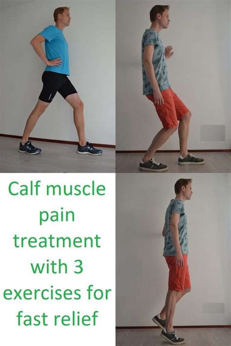 Calf muscle pain cause and treatment with exercises for relief