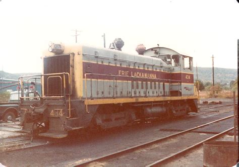 Joseph A. Smith Collection: Erie Lackawanna Railroad Diesel Locomotive #434 at Port Jervis, New ...