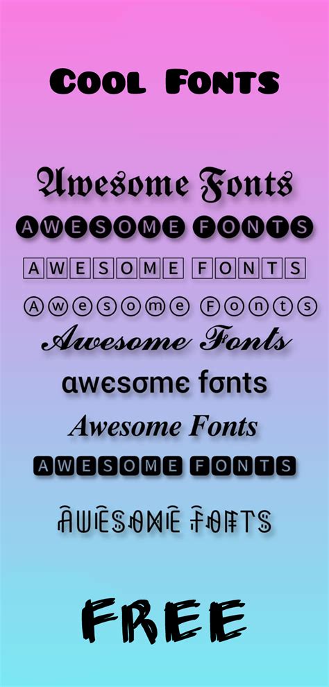 Cool Fonts for Instagram para Android - Descargar