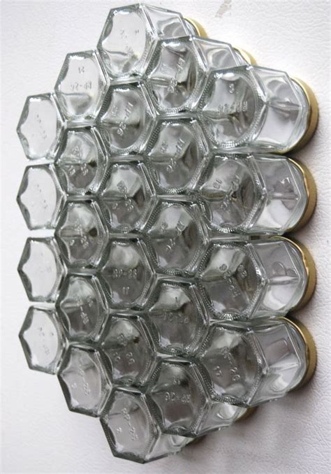 Amazon.com: DIY HEX 24: Magnetic Spice Jars for your Fridge (Includes 24 EMPTY HEXAGONAL Jars ...