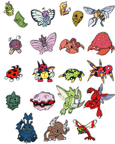 Bug Pokemon by Taeryne on DeviantArt