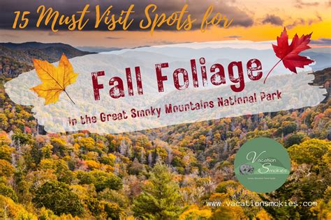 16 Must-Visit Spots for Fall Foliage in the Smoky Mountains - Vacation ...