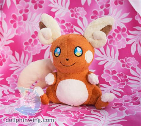 Alola Raichu Plushie by dollphinwing on DeviantArt