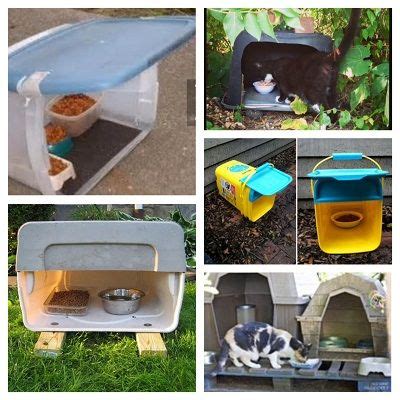 IndyFeral - Outdoor Cat Shelters and Feeding Stations | Outdoor cat shelter, Outdoor cat house ...