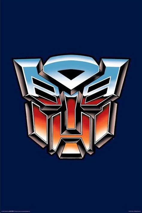 $6.95 - Transformers Classic Autobot Logo 24X36 Cartoon Poster/Rolled ...