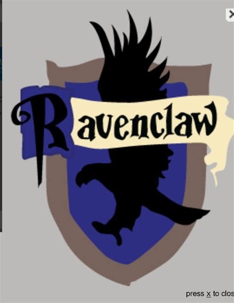 Simple ravenclaw crest | Harry potter ravenclaw, Harry potter quilt, Harry potter drawings