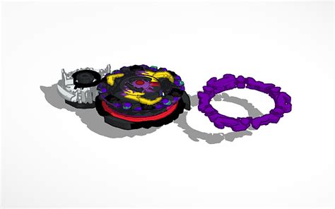 3D design Beyblade burst Sparking Lucifer The End - Tinkercad