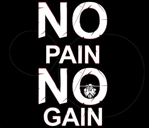 no pain no gain gym workout HD wallpaper