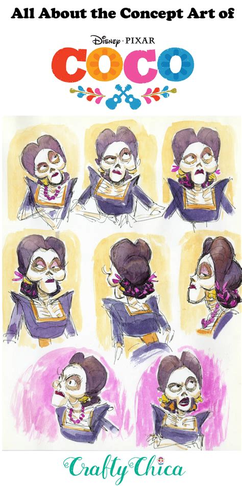 Disney Pixar's COCO Concept Art + Free Coloring Pages #PixarCocoEvent ...