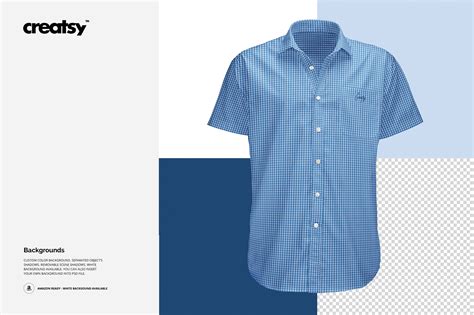 Short Sleeve Dress Shirt Mockup :: Behance