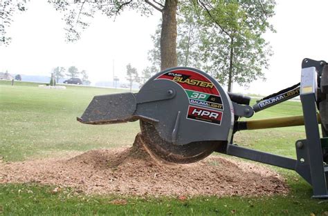 Tractor-mounted stump grinder - 3P40 - baumalight - PTO-driven