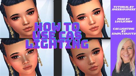 How to Use CAS Lighting Sims 4 - YouTube