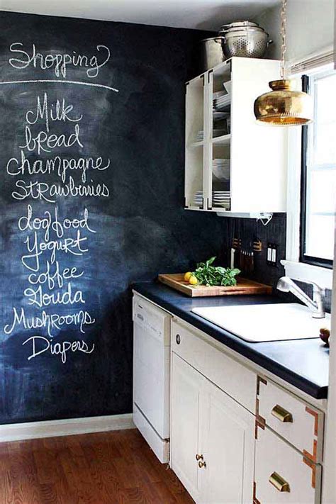 22 Chalkboard Paint Ideas Allow You To Personalize Wall Decor - WooHome