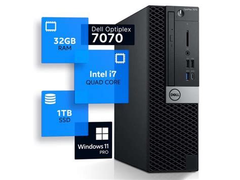 Refurbished: Dell Optiplex 7070 Desktop Computer | Hexa Core Intel i7 ...