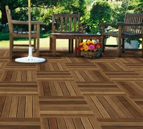 Balcony wooden tiles - 10 reasons why we should choose them