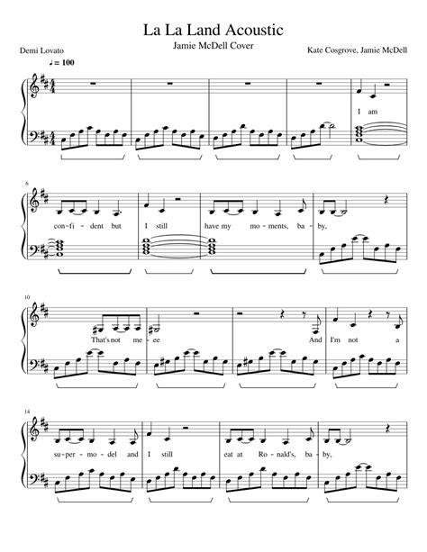 La La Land - Acoustic Sheet music for Piano (Solo) Easy | Musescore.com