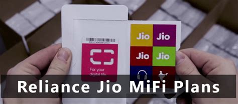 Reliance Jio MiFi plans revealed - Telecom Clue