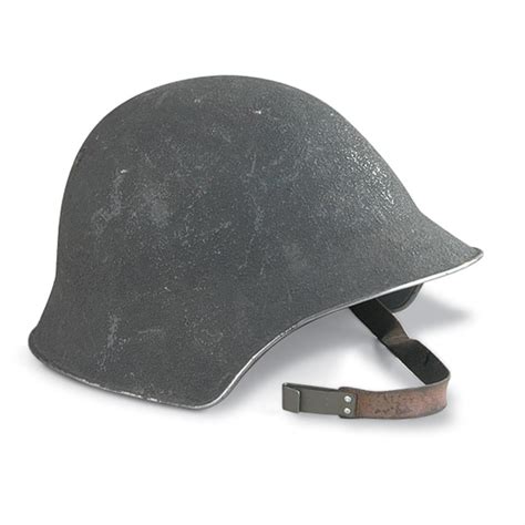 Used Swiss Military M1918 Helmet - 130992, Helmets & Accessories at Sportsman's Guide