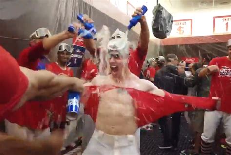 The Cardinals' Dampest, Most Shirtless-est Champion is Tyler O'Neill | St. Louis | St. Louis ...