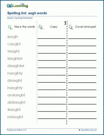 Spelling list: Four letter blends | K5 Learning