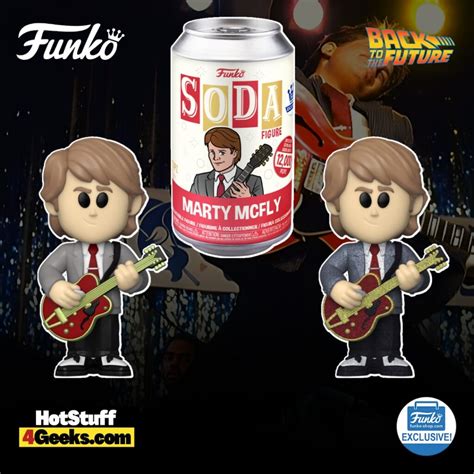 2023 NEW Back to the Future: Marty McFly w/ Guitar Funko Soda