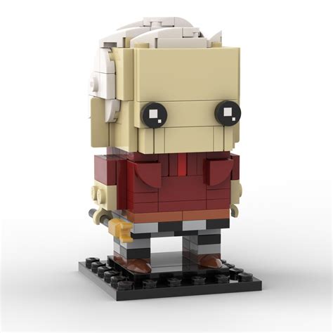 Custom Lego old Biff Tannen Back to the Future Custom MOC Brickheadz