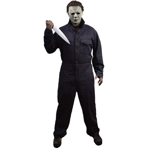 Adult Gray Michael Myers Jumpsuit - Halloween 2018 - Size - Standard Size | Party City