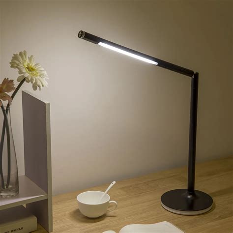 LED Desk Lamp USB Reading book Ligh Eye Care Dimmable Lamp 3 Color Temperatures with unlimited ...